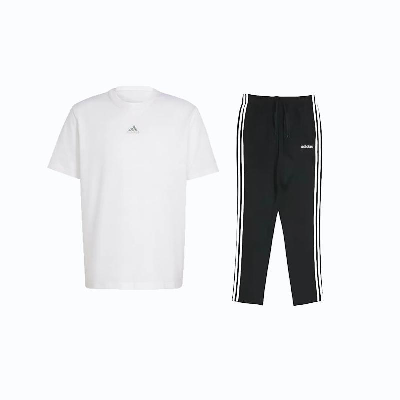 Adidas Solid Color Embroidered Detail Round Neck Short Sleeve Top Side Stripe Knitted Drawstring Long Pants Casual Sports Set Men sets IR8400+-DU0456 XXL
Adidas Solid Color Embroidered Detail Round Neck Short Sleeve Top Side Stripe Knitted Drawstring Long Pants Casual Sports Set Men sets IR8400+-DU0456 XXL