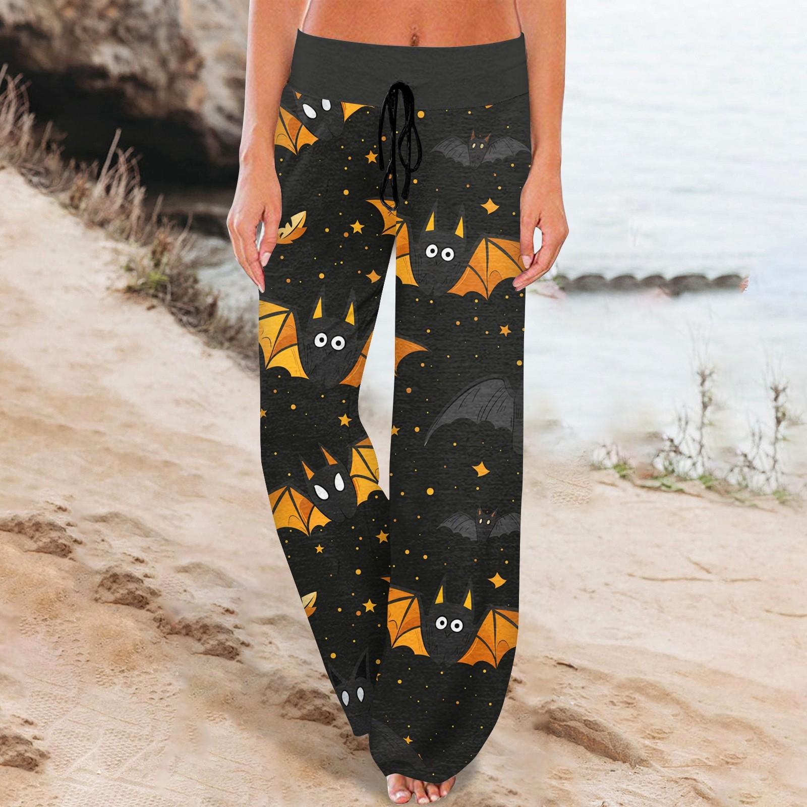 Женские удобные брюки-слип с принтом на Хэллоуин, широкие брюки на шнурке, повседневные брюки XL фиолетовый
Женские удобные брюки-слип с принтом на Хэллоуин, широкие брюки на шнурке, повседневные брюки XL фиолетовый