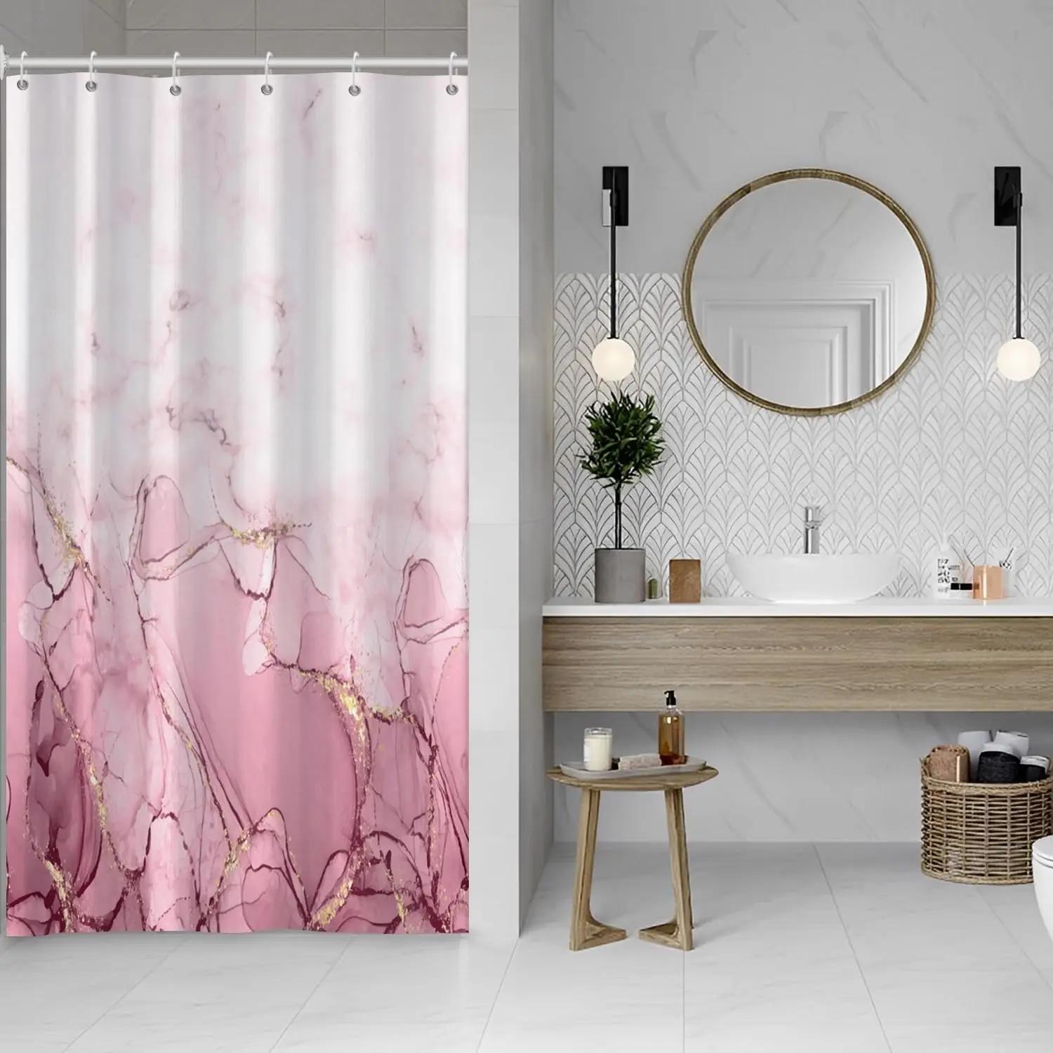 Purple Marble Shower Curtain For Bathroom, Abstract Waterproof Fabric Curtain Set With 12 Hooks, 71X71 Inches W60H190(CM)-1 Pcs
Purple Marble Shower Curtain For Bathroom, Abstract Waterproof Fabric Curtain Set With 12 Hooks, 71X71 Inches W60H190(CM)-1 Pcs