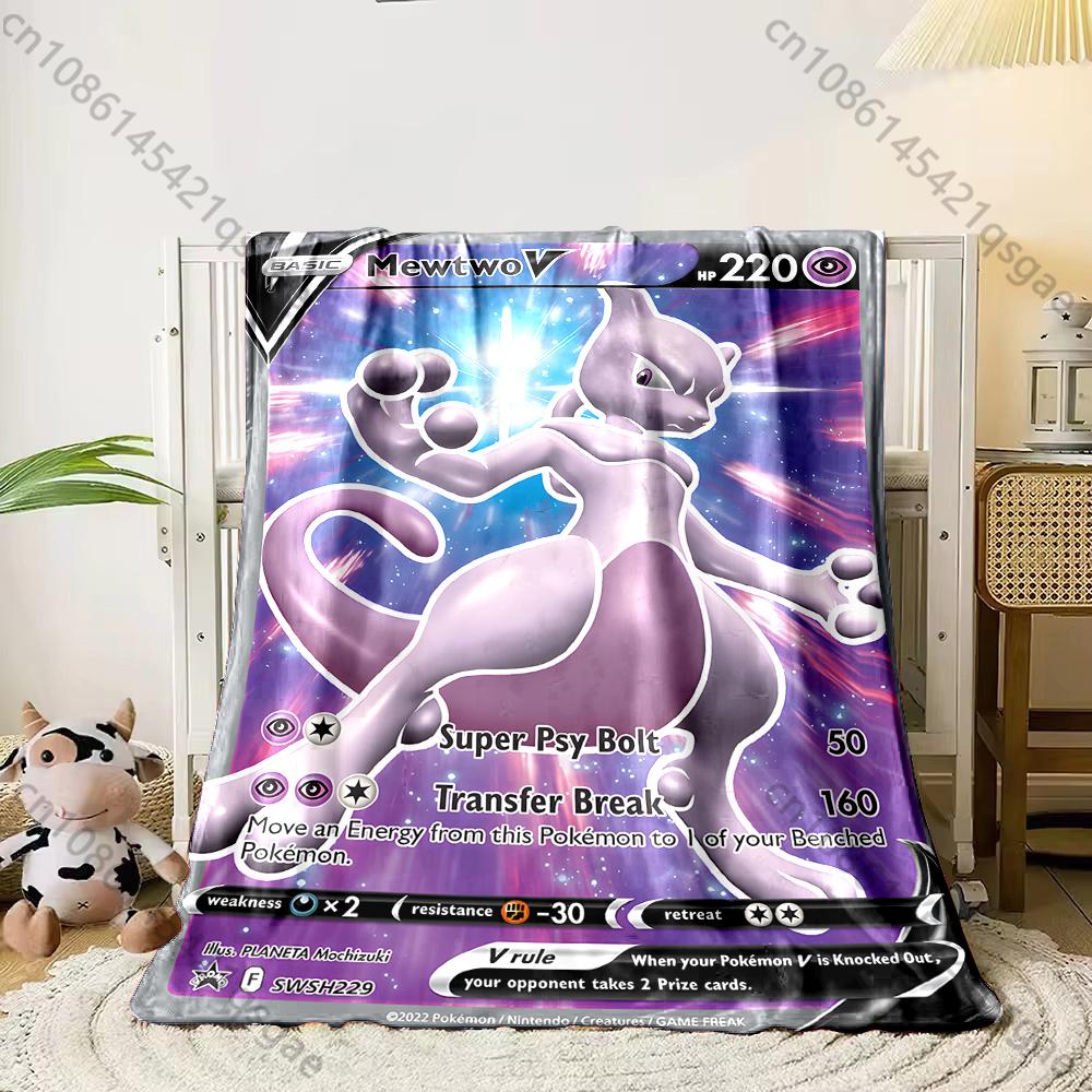 Multiple Sizes Pokémon Mewtwo Card Print Blanket Adult Children Warm Blankets Home Travel Car Soft Comfortable Blanket for Gifts 75x90cm
Multiple Sizes Pokémon Mewtwo Card Print Blanket Adult Children Warm Blankets Home Travel Car Soft Comfortable Blanket for Gifts 75x90cm