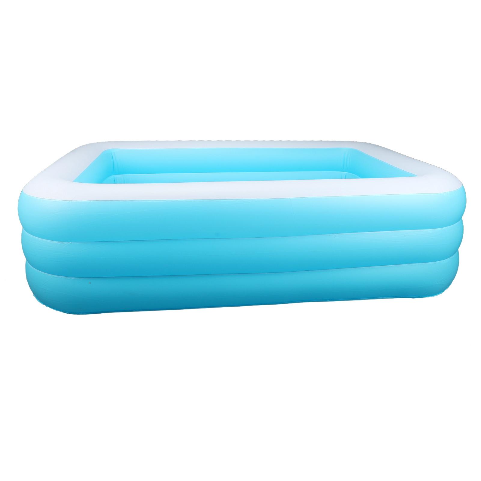 Надувной бассейн из утолщенного ПВХ, многофункциональный, быстро надуваемый, большой, семейный бассейн
Надувной бассейн из утолщенного ПВХ, многофункциональный, быстро надуваемый, большой, семейный бассейн