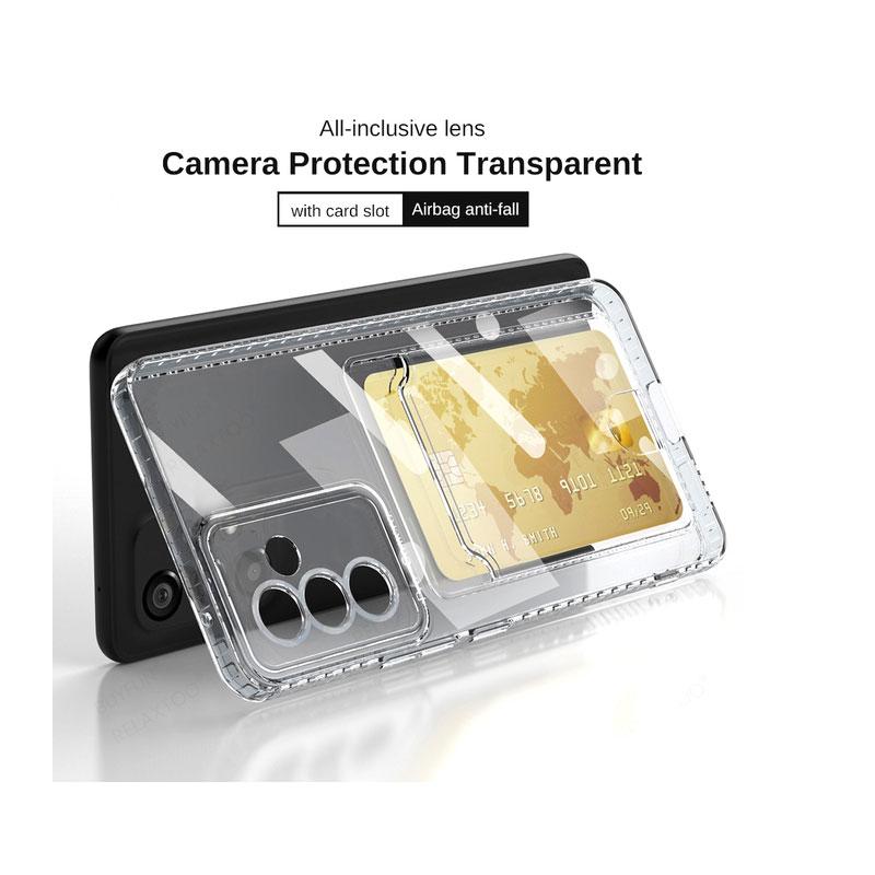 S23FE Transparent Card Slot Wallet Holder Silicone Case For Samsung S23 Ultra S21 S22 Plus Note 20 Ultra 10 Magnetic Ring Cover for samsung S23 FE
S23FE Transparent Card Slot Wallet Holder Silicone Case For Samsung S23 Ultra S21 S22 Plus Note 20 Ultra 10 Magnetic Ring Cover for samsung S23 FE