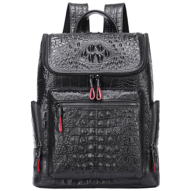 Fashion Alligator Pattern Genuine Leather Backpack for Men Business Laptop Rucksack School Bag Computer Backpack Bag 14
Fashion Alligator Pattern Genuine Leather Backpack for Men Business Laptop Rucksack School Bag Computer Backpack Bag 14