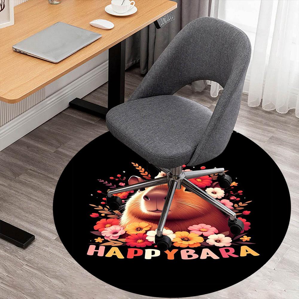 1PC Capybara Flowers Happy Round Chair mat Area Rug - Non-Slip, Floor Mat for Office, Bedroom, home decor Christmas Gift c0528073 80cm
1PC Capybara Flowers Happy Round Chair mat Area Rug - Non-Slip, Floor Mat for Office, Bedroom, home decor Christmas Gift c0528073 80cm