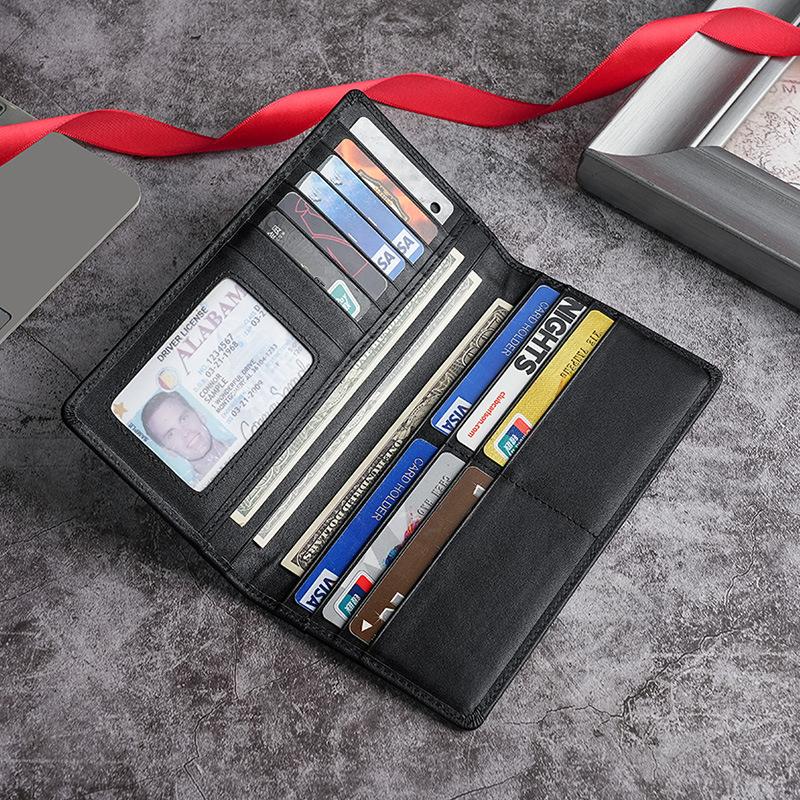 Cowhide men s wallet retro oil wax leather long wallet men s anti-magnetic anti-theft brush short wallet
Cowhide men s wallet retro oil wax leather long wallet men s anti-magnetic anti-theft brush short wallet