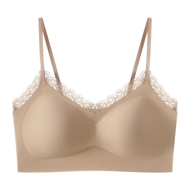 Camellia lace seamless abraded sling invisible outer wear inner beauty back fixed cup with pad vest F( 45-60kg )
Camellia lace seamless abraded sling invisible outer wear inner beauty back fixed cup with pad vest F( 45-60kg )