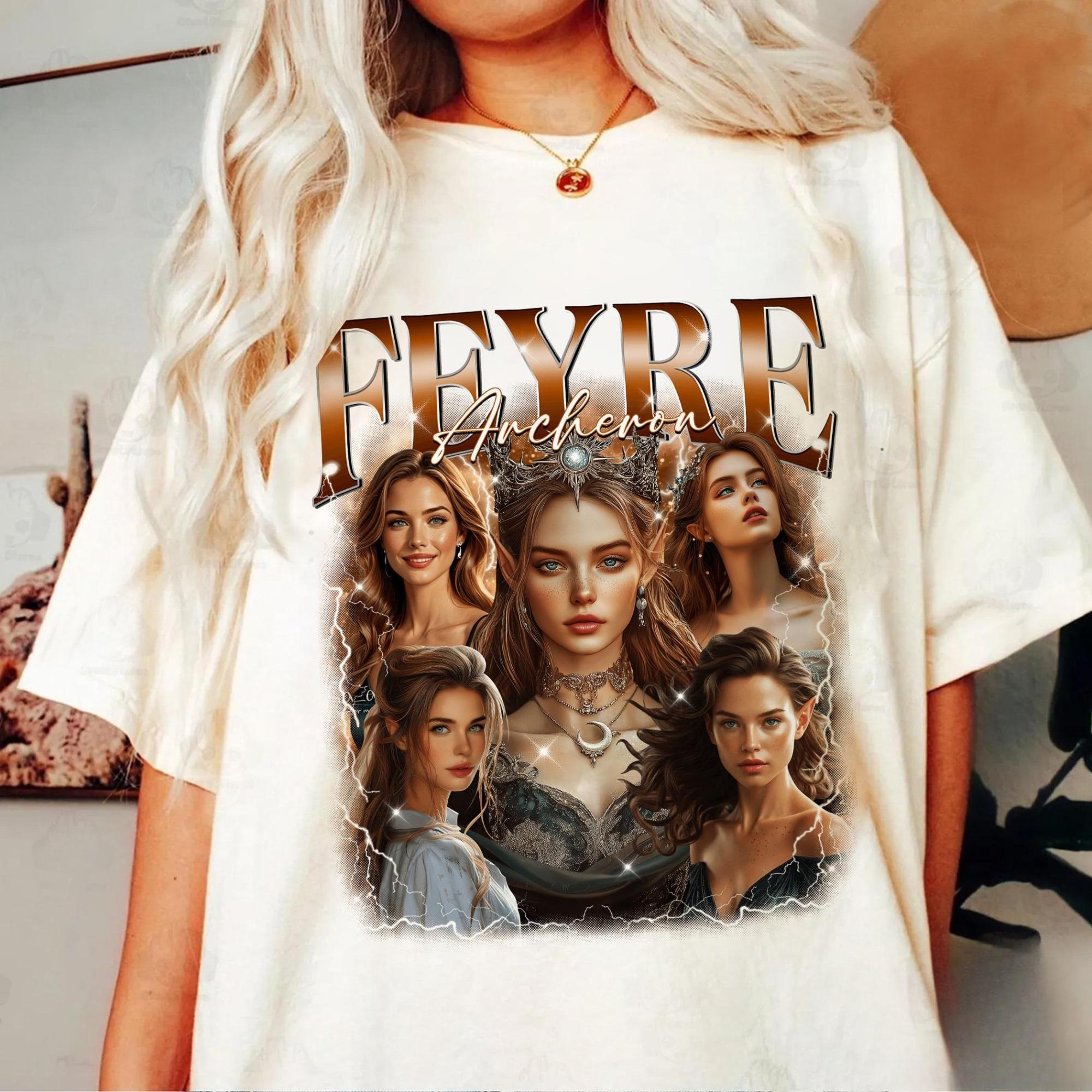 Feyre Archeron Printed Womens Tshirt for Spring and Summer Fashion Trend Pure Cotton Top Neutral Short Sleeved Tshirt S
Feyre Archeron Printed Womens Tshirt for Spring and Summer Fashion Trend Pure Cotton Top Neutral Short Sleeved Tshirt S
