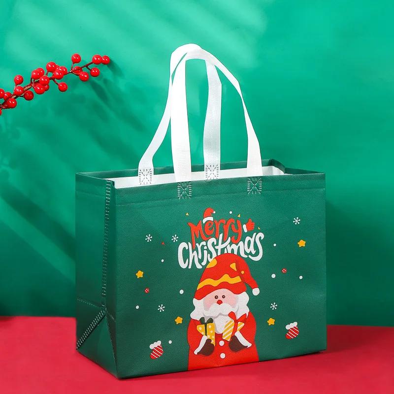 Christmas Eve Candy Gift Bag Print Festival Shopping Non-Woven Bags Cartoon Children Christmas Fabric Gift Bags With Handle as
Christmas Eve Candy Gift Bag Print Festival Shopping Non-Woven Bags Cartoon Children Christmas Fabric Gift Bags With Handle as