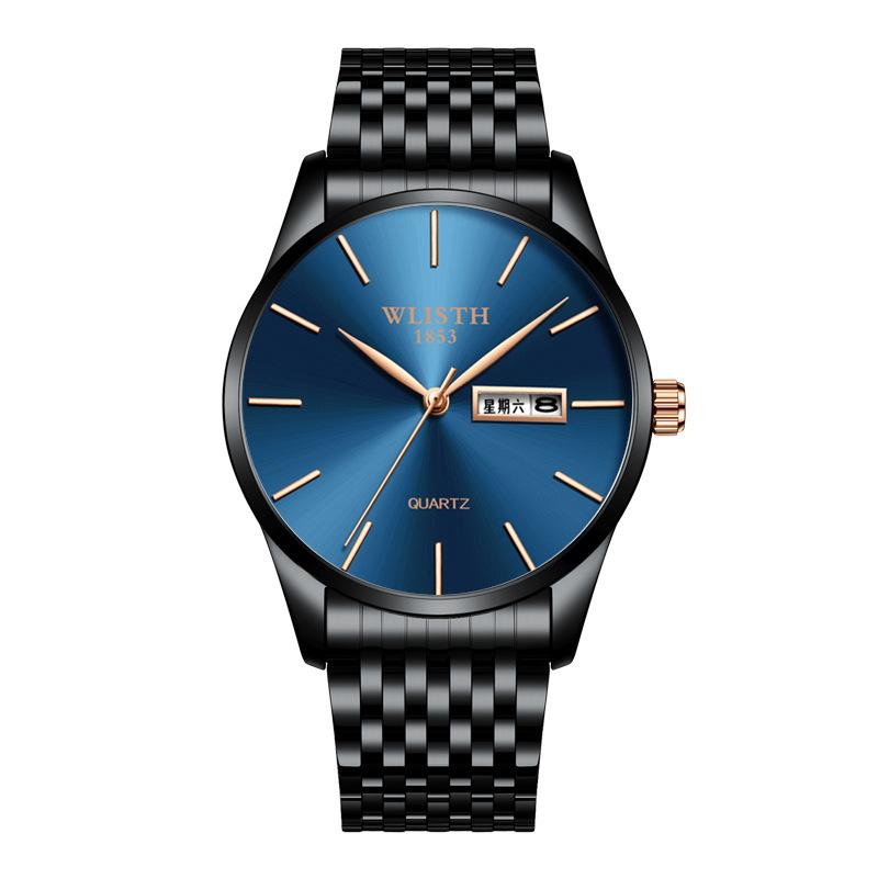 Top Brand Waterproof Quartz Double Calendar Fashion Steel Band Business Men s Wristwatch
Top Brand Waterproof Quartz Double Calendar Fashion Steel Band Business Men s Wristwatch