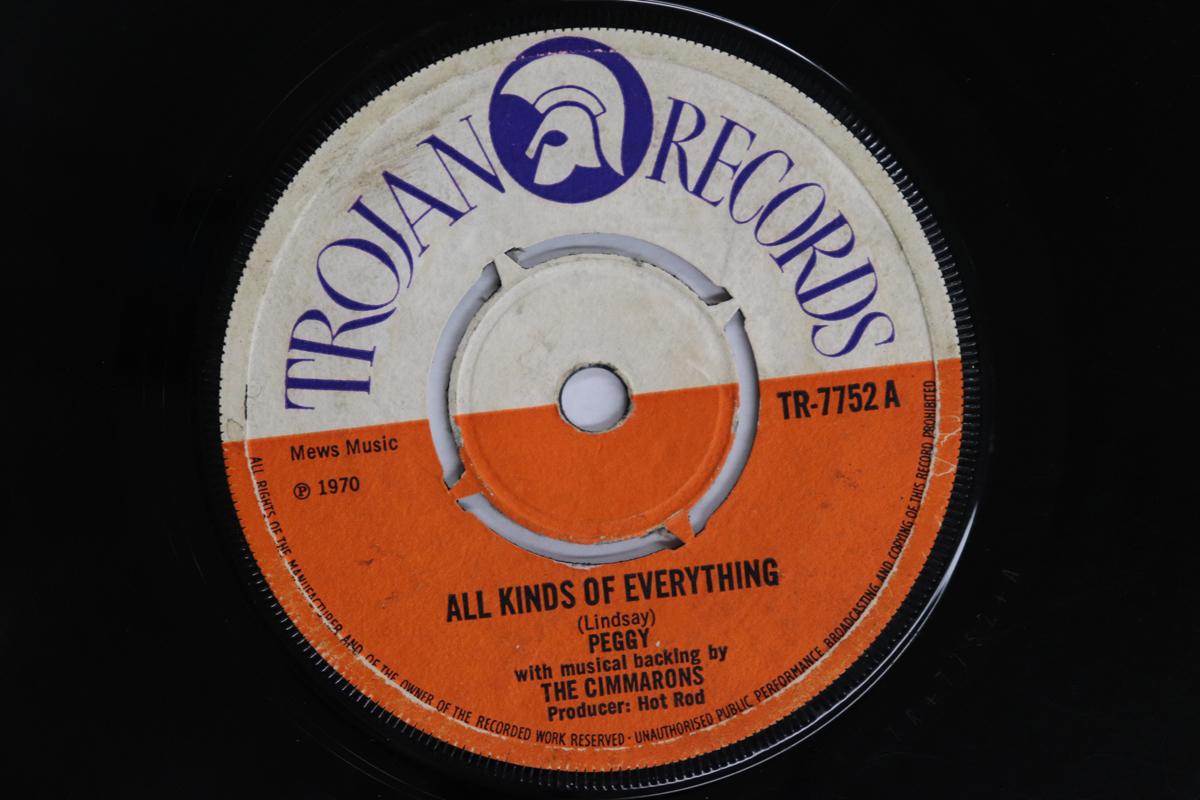7inch Record PEGGY MCCLARTY All Kinds Of Everything TR7752 Trojan Records 197 UK Reggae Ska Dub Used
7inch Record PEGGY MCCLARTY All Kinds Of Everything TR7752 Trojan Records 197 UK Reggae Ska Dub Used