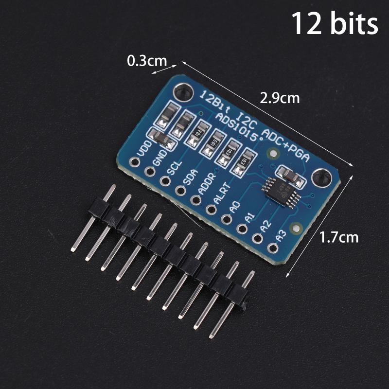 NEW ADS1115 ADS1015 12/16 Bit I2C Module Precision 4-Channel Development Board With Pro Gain Amplifier For Arduino
NEW ADS1115 ADS1015 12/16 Bit I2C Module Precision 4-Channel Development Board With Pro Gain Amplifier For Arduino