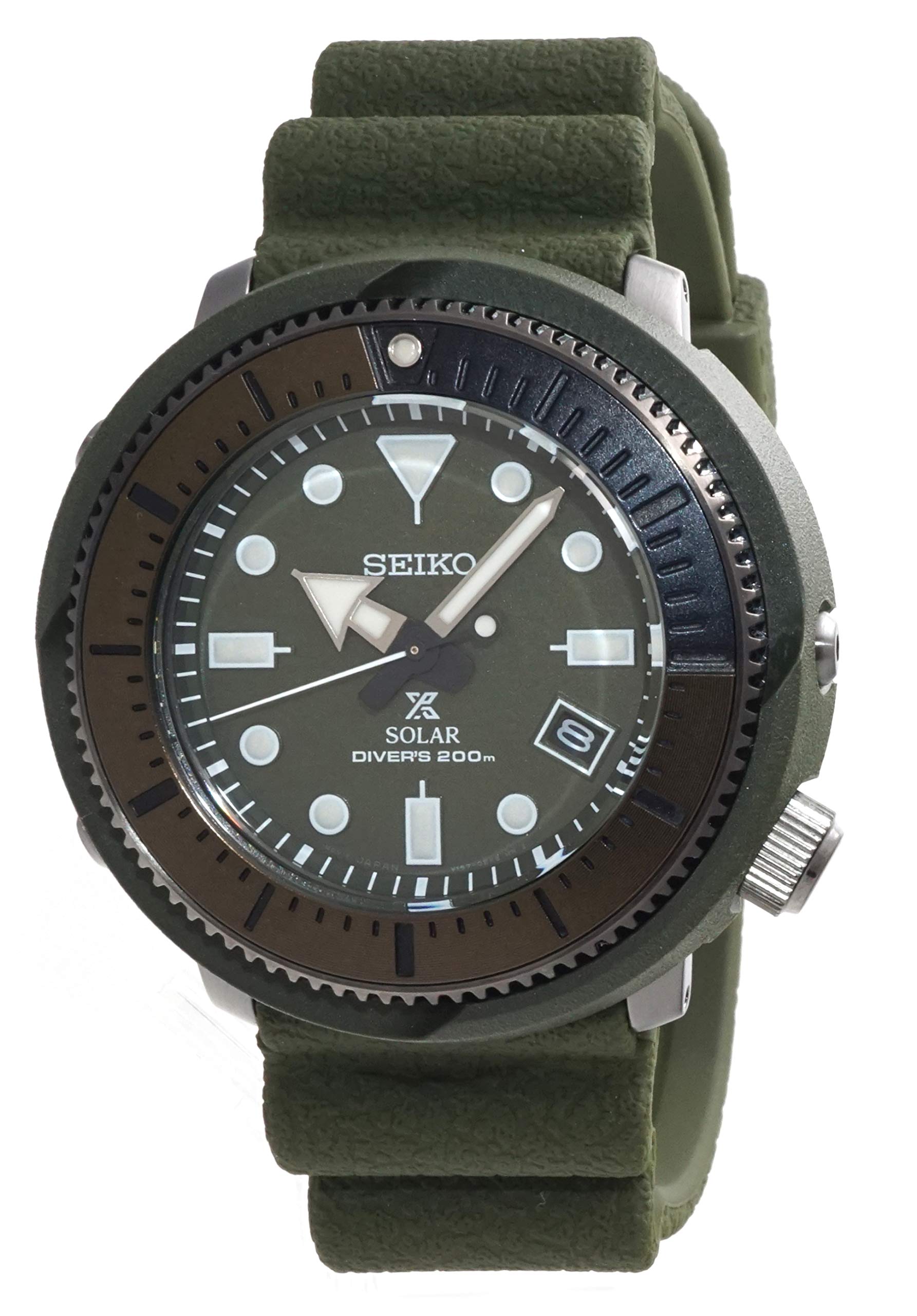 SEIKO Prospex Street Sports Solar Divers 200m Green Dial Silicone Band Watch Diver SNE535P1, чорний, чорний
SEIKO Prospex Street Sports Solar Divers 200m Green Dial Silicone Band Watch Diver SNE535P1, чорний, чорний