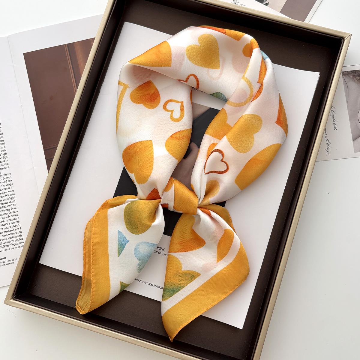 Luxury Soft Satin Print Square Scarf Women Neckerchief Spring Hair Band Foulard Bandana Echarpe Tie Shawl Wraps 70x70CM
Luxury Soft Satin Print Square Scarf Women Neckerchief Spring Hair Band Foulard Bandana Echarpe Tie Shawl Wraps 70x70CM