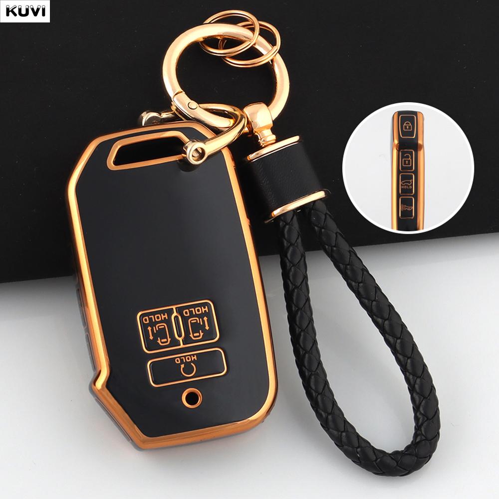 TPU Car Remote Smart Key Case Cover For Kia Carnival 2021 2022 Sedona Carnival KA4 EX SX LX Fiesta 2023 Keyless Fob Accessories
TPU Car Remote Smart Key Case Cover For Kia Carnival 2021 2022 Sedona Carnival KA4 EX SX LX Fiesta 2023 Keyless Fob Accessories