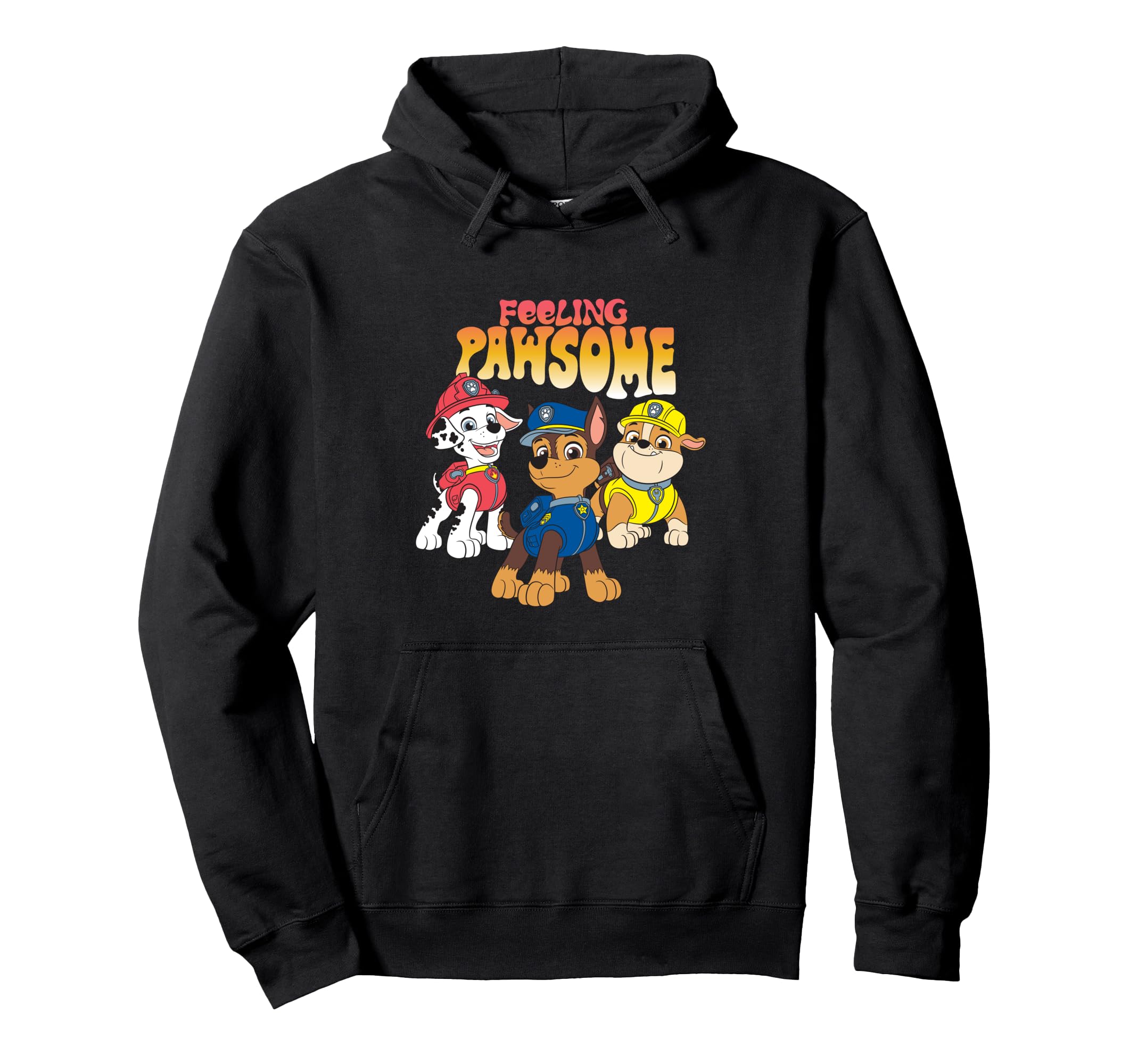Paw Patrol Feeling PAWsome Pup Trio Gradient Text Hoodie
Paw Patrol Feeling PAWsome Pup Trio Gradient Text Hoodie