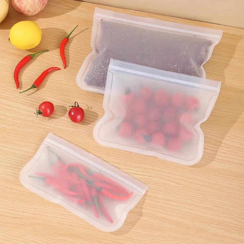 1/3 PCS Reusable Food Storage Bags Silicone Ziplock Freezer Bag Leakproof Containers Fresh Bag Lunch Bag for Meat Fruit Veggies 22cmX13cm
1/3 PCS Reusable Food Storage Bags Silicone Ziplock Freezer Bag Leakproof Containers Fresh Bag Lunch Bag for Meat Fruit Veggies 22cmX13cm