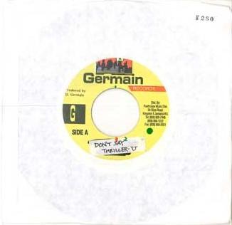 7inch Record THRILLER U - Don t Say A Word NONE PENTHOUSE Jamaica Reggae, Ska & Dub Used
7inch Record THRILLER U - Don t Say A Word NONE PENTHOUSE Jamaica Reggae, Ska & Dub Used
