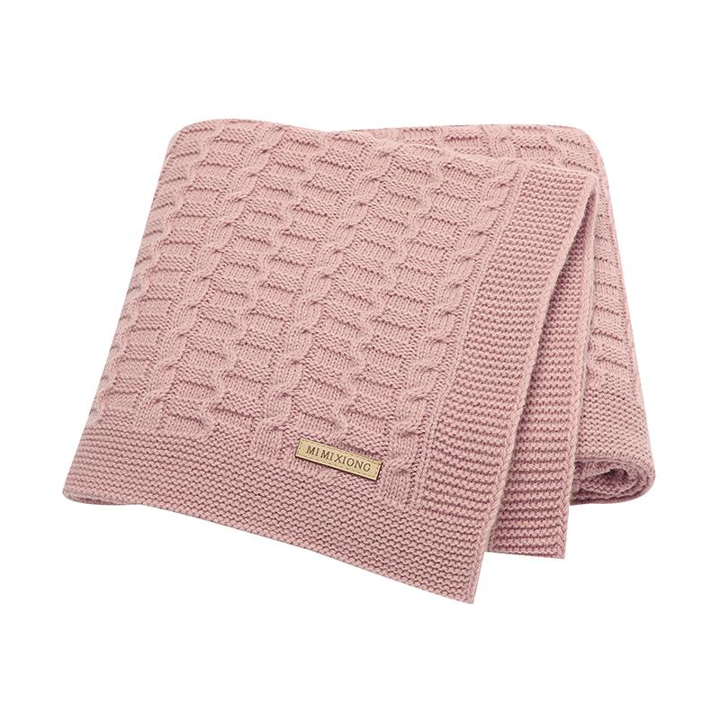 Детские одеяла, супер мягкие одеяла для новорожденных детей на месяц, дышащие вязаные чехлы на коляски для маленьких девочек и мальчиков, коврики