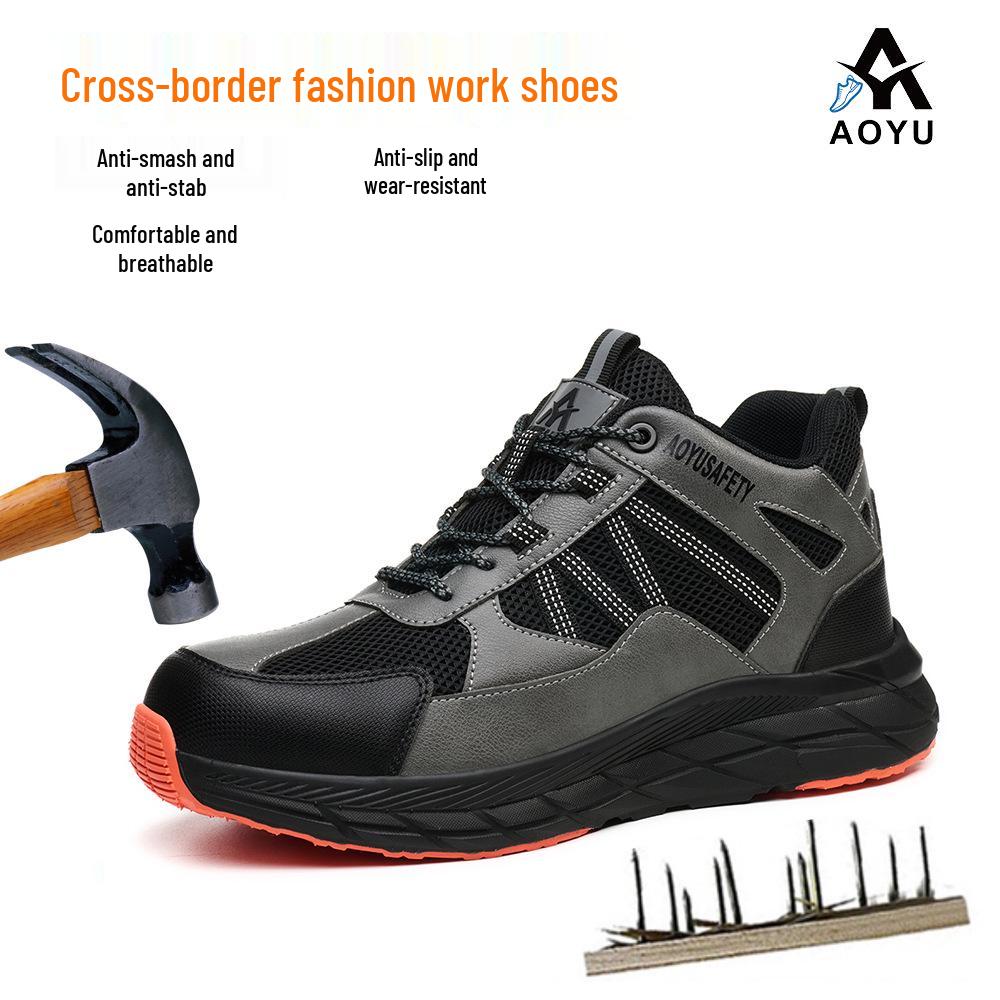 Men s Breathable Anti-Slip Safety Shoes | Flyknit, Anti-Puncture, Wear-Resistant, Comfortable for Long Wear
Men s Breathable Anti-Slip Safety Shoes | Flyknit, Anti-Puncture, Wear-Resistant, Comfortable for Long Wear