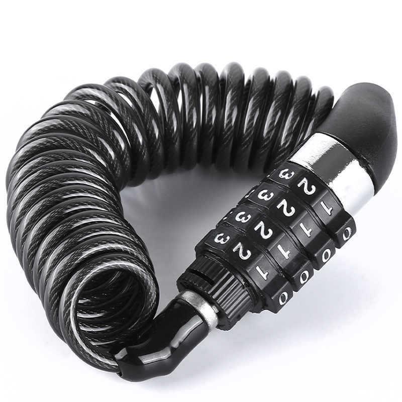 1Pc Luggage Anti-theft Bicycle Lock Password 4 Digit Lock Helmet Security Steel Wire Chain Motorcycle Mountain Bike чорний
1Pc Luggage Anti-theft Bicycle Lock Password 4 Digit Lock Helmet Security Steel Wire Chain Motorcycle Mountain Bike чорний