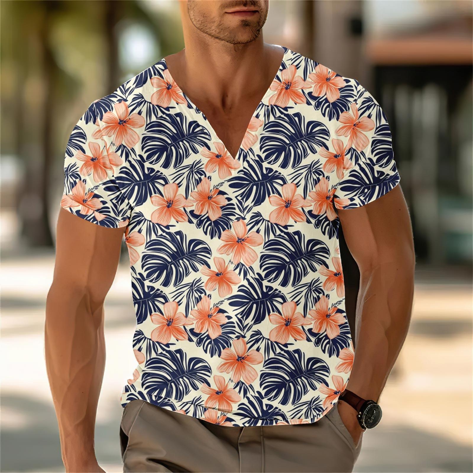 Men S V-Neck Casual Short Sleeved Loose Casual Fashionable Vacation Top XL шафрановий
Men S V-Neck Casual Short Sleeved Loose Casual Fashionable Vacation Top XL шафрановий
