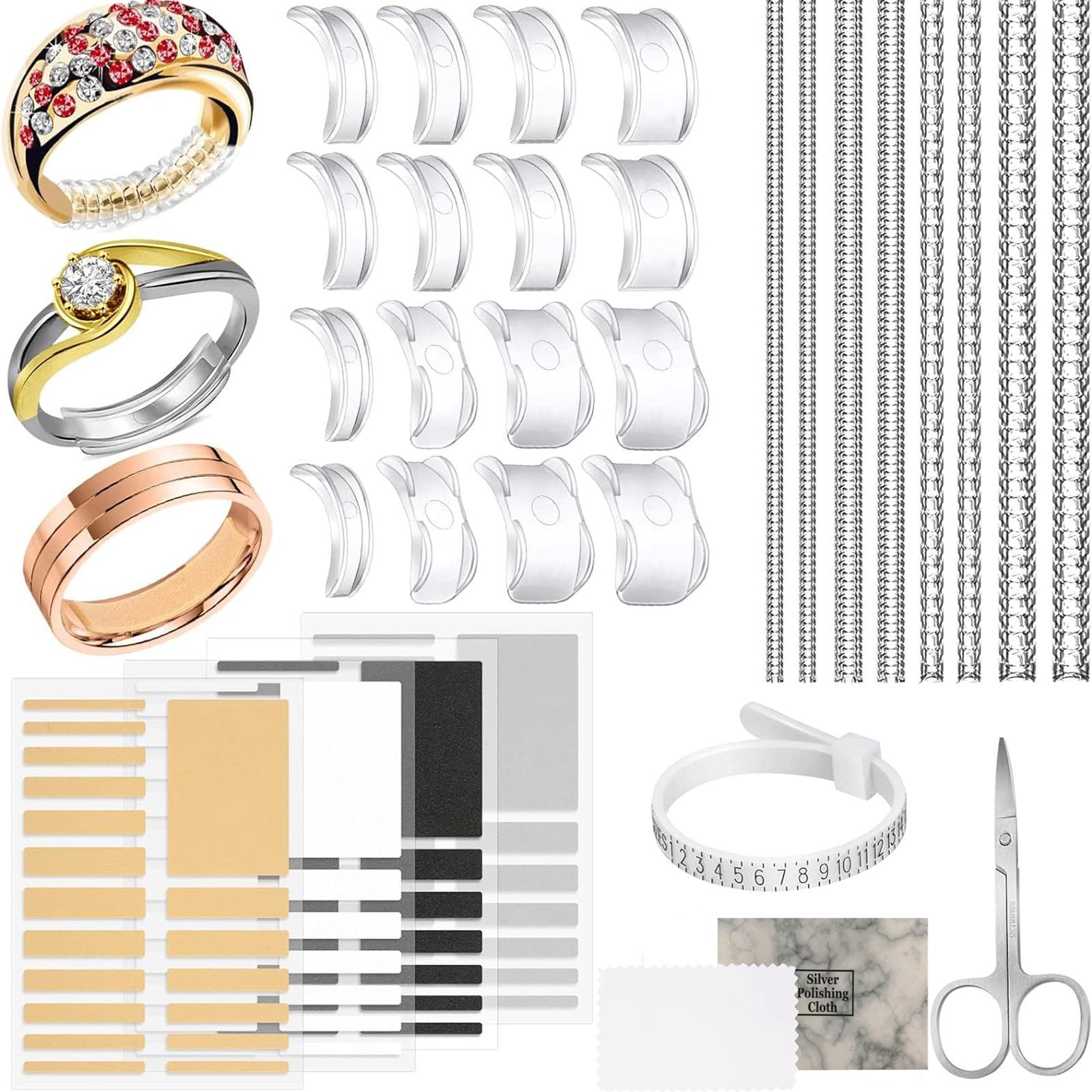 Набор для регулировки размера кольца для свободных колец, невидимый пластиковый редуктор, натяжитель, удобные размерные полоски, аксессуары 31
Набор для регулировки размера кольца для свободных колец, невидимый пластиковый редуктор, натяжитель, удобные размерные полоски, аксессуары 31