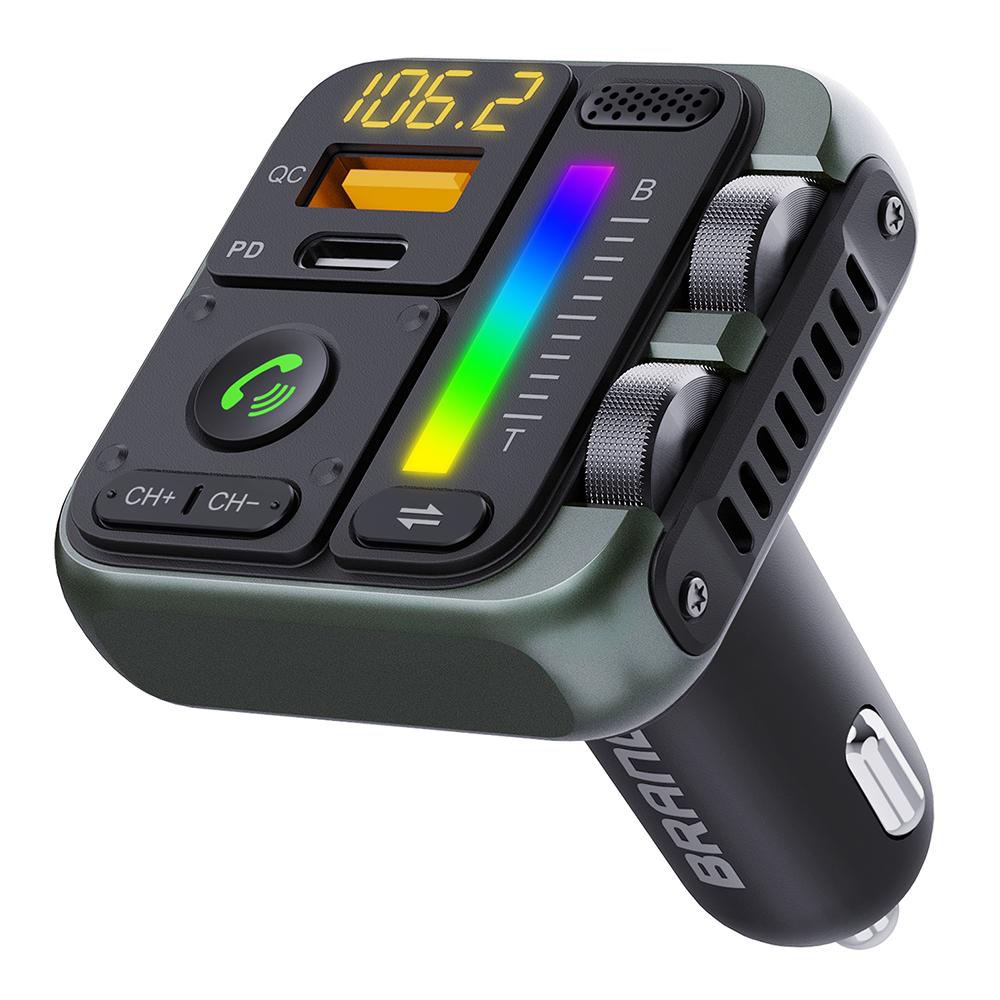 MT04 Car Bluetooth-compatible Adapter FM Transmitter HiFi Music MP3 Player Type-C+USB Car Charger Type A
MT04 Car Bluetooth-compatible Adapter FM Transmitter HiFi Music MP3 Player Type-C+USB Car Charger Type A