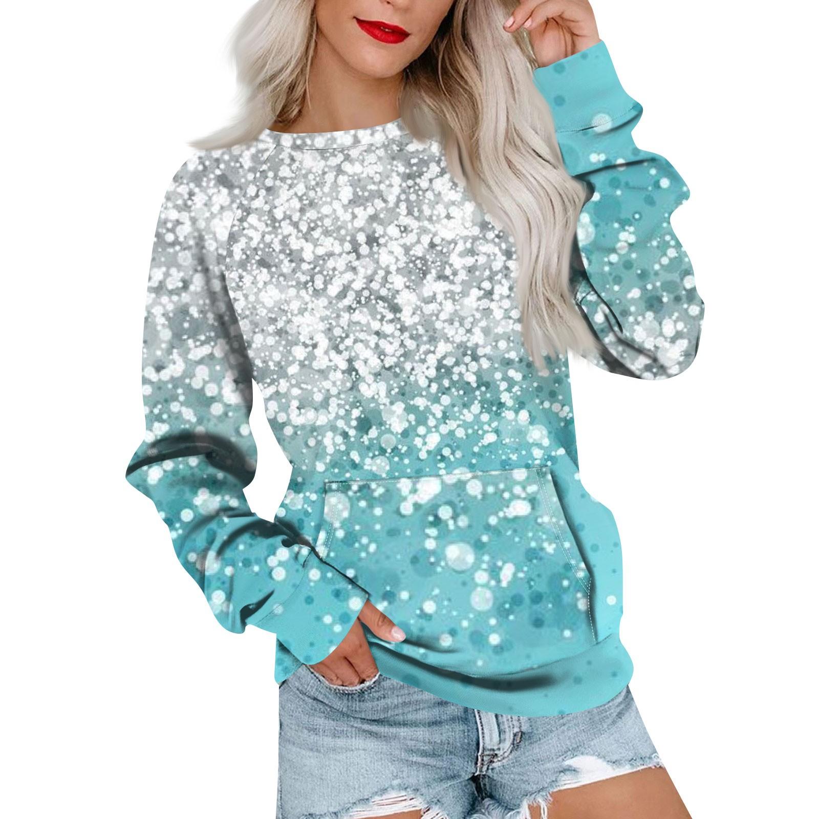 Women s Casual Printed Pullover Sweatshirt Plug Sleeve Sweatshirt With Pocket XL
Women s Casual Printed Pullover Sweatshirt Plug Sleeve Sweatshirt With Pocket XL