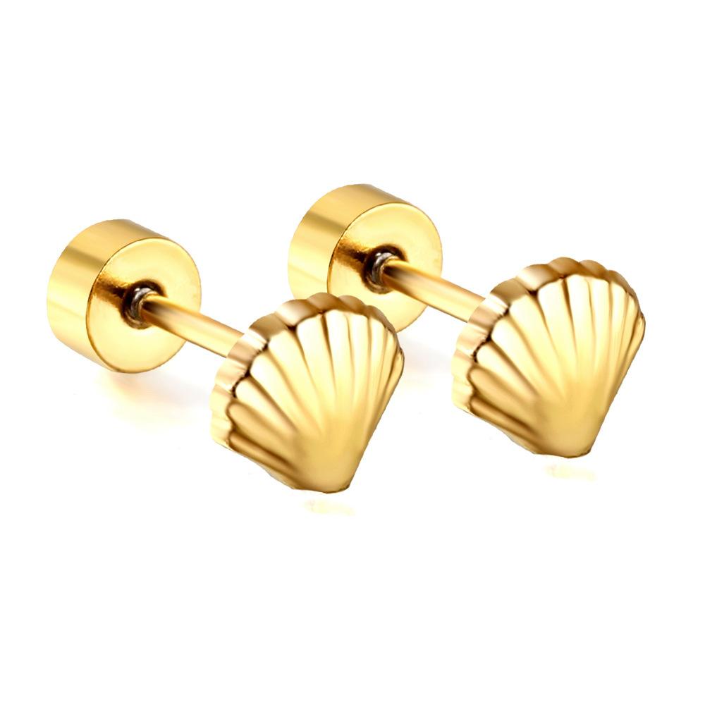 2026 European and American Fashion Screw Stud Earrings Are Small and Exquisite and Versatile Metal Design Shell Earrings
2026 European and American Fashion Screw Stud Earrings Are Small and Exquisite and Versatile Metal Design Shell Earrings