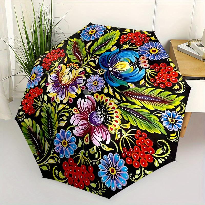 1pc Colorful Floral Mandala Design Umbrella with Plastic Handle,Suitable for All Seasons Home Travel Outdoor UmbrellaB1630
1pc Colorful Floral Mandala Design Umbrella with Plastic Handle,Suitable for All Seasons Home Travel Outdoor UmbrellaB1630