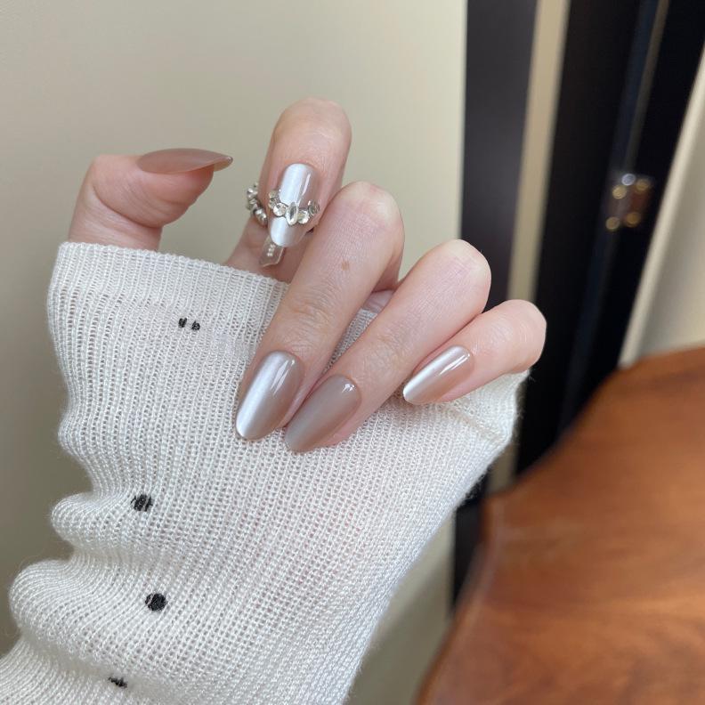 Trendy Short Almond Rhinestone Cat Eye Nail Tips – Handmade Wearable Art for Spring/Summer Handmade Nails S Size - 10 Pieces/Bag
Trendy Short Almond Rhinestone Cat Eye Nail Tips – Handmade Wearable Art for Spring/Summer Handmade Nails S Size - 10 Pieces/Bag