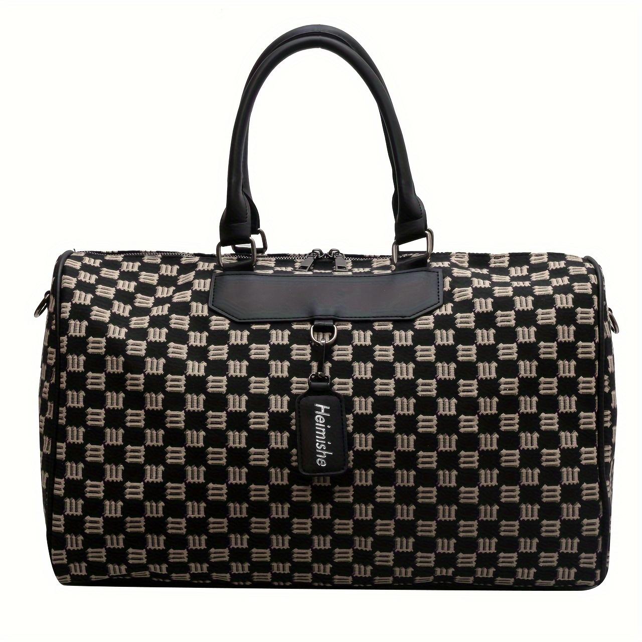 Винтажная дорожная сумка большой вместимости, спортивная спортивная сумка, большая дорожная спортивная сумка, ночная сумка выходного дня для спортзала, спортивных путешествий, йоги, плавания, кемпинга хаки