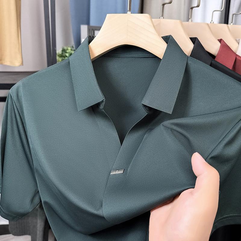 Оригинальная дизайнерская мужская рубашка-поло высокого класса с лацканами, коротким рукавом, летняя новинка, дышащая, бесшовная, для бизнеса, офиса, в стиле кэжуал, мужская одежда L
Оригинальная дизайнерская мужская рубашка-поло высокого класса с лацканами, коротким рукавом, летняя новинка, дышащая, бесшовная, для бизнеса, офиса, в стиле кэжуал, мужская одежда L