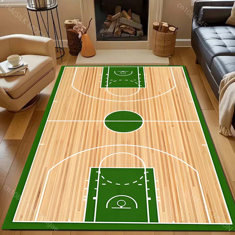 Green basketball court Print Carpet for Bedroom Living Room Bedside Sofa Floor Mat Modern Home Decor Area Rug Large Size 70x100cm (28x39in)
Green basketball court Print Carpet for Bedroom Living Room Bedside Sofa Floor Mat Modern Home Decor Area Rug Large Size 70x100cm (28x39in)