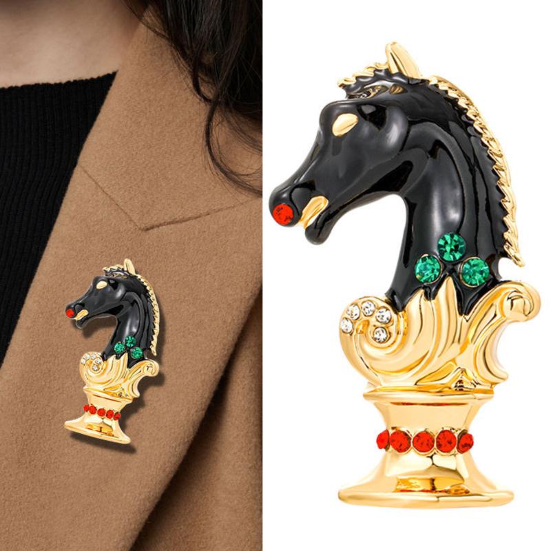 Vintage Chess Horse Enamel Brooches Pins For Women Classic Animal Badges Casual Party Accessories золотой
Vintage Chess Horse Enamel Brooches Pins For Women Classic Animal Badges Casual Party Accessories золотой
