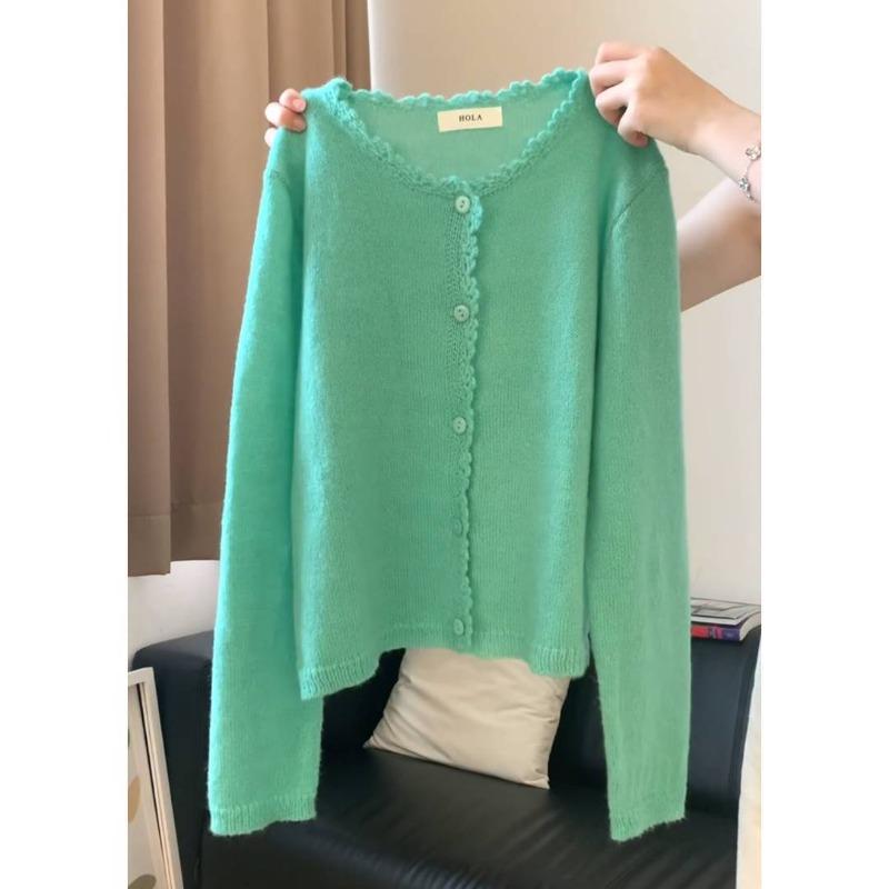 Весенний новый однобортный мягкий восковой вязаный кардиган, женская куртка с кружевом, уменьшающая возраст, универсальный топ с длинным рукавом L яблочный зеленый
Весенний новый однобортный мягкий восковой вязаный кардиган, женская куртка с кружевом, уменьшающая возраст, универсальный топ с длинным рукавом L яблочный зеленый