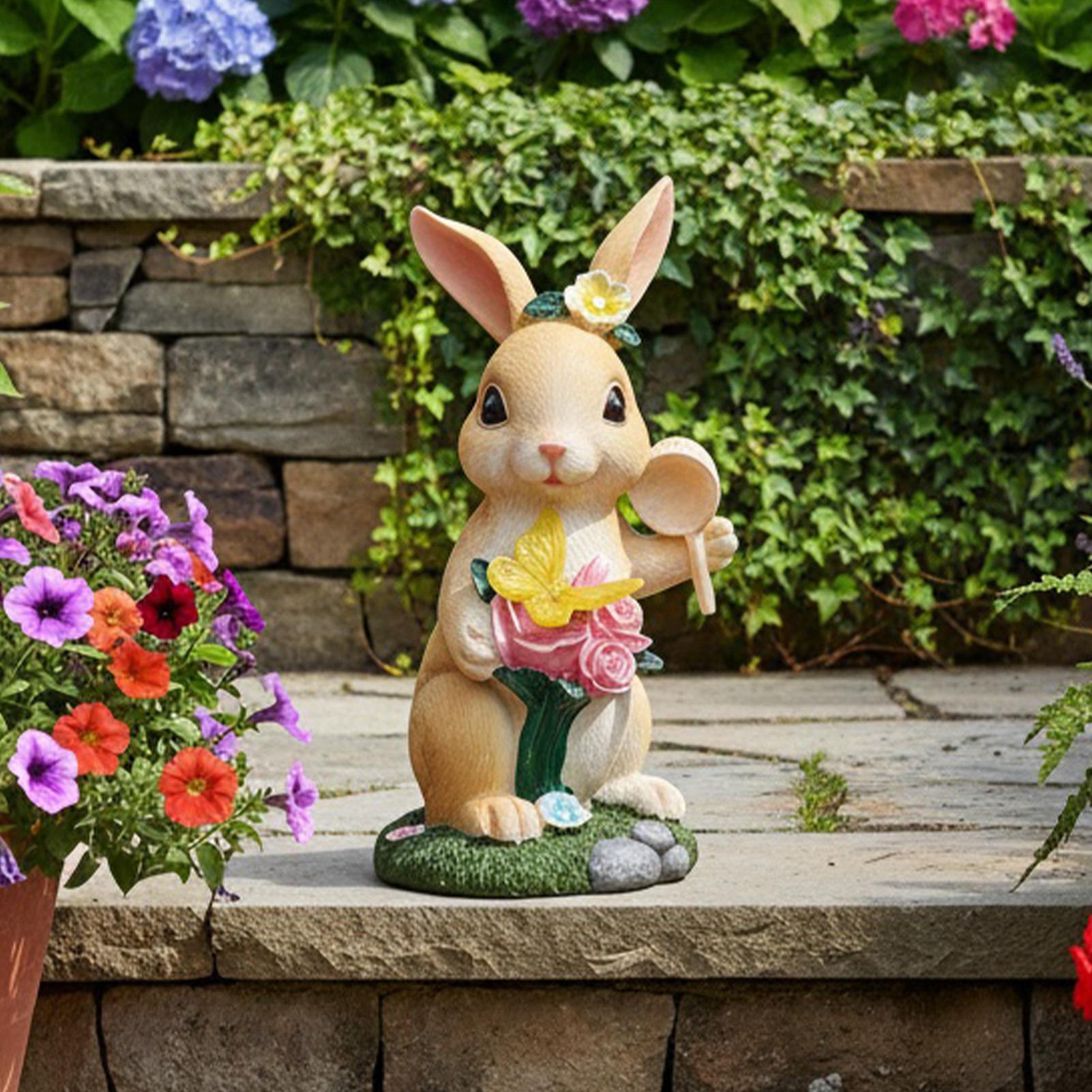 Bunny Chasing Butterflies Ornament Spring Easter Bunny Outdoor Solar Lights Cute Butterfly Waterproof Ambient Lighting decor CN
Bunny Chasing Butterflies Ornament Spring Easter Bunny Outdoor Solar Lights Cute Butterfly Waterproof Ambient Lighting decor CN