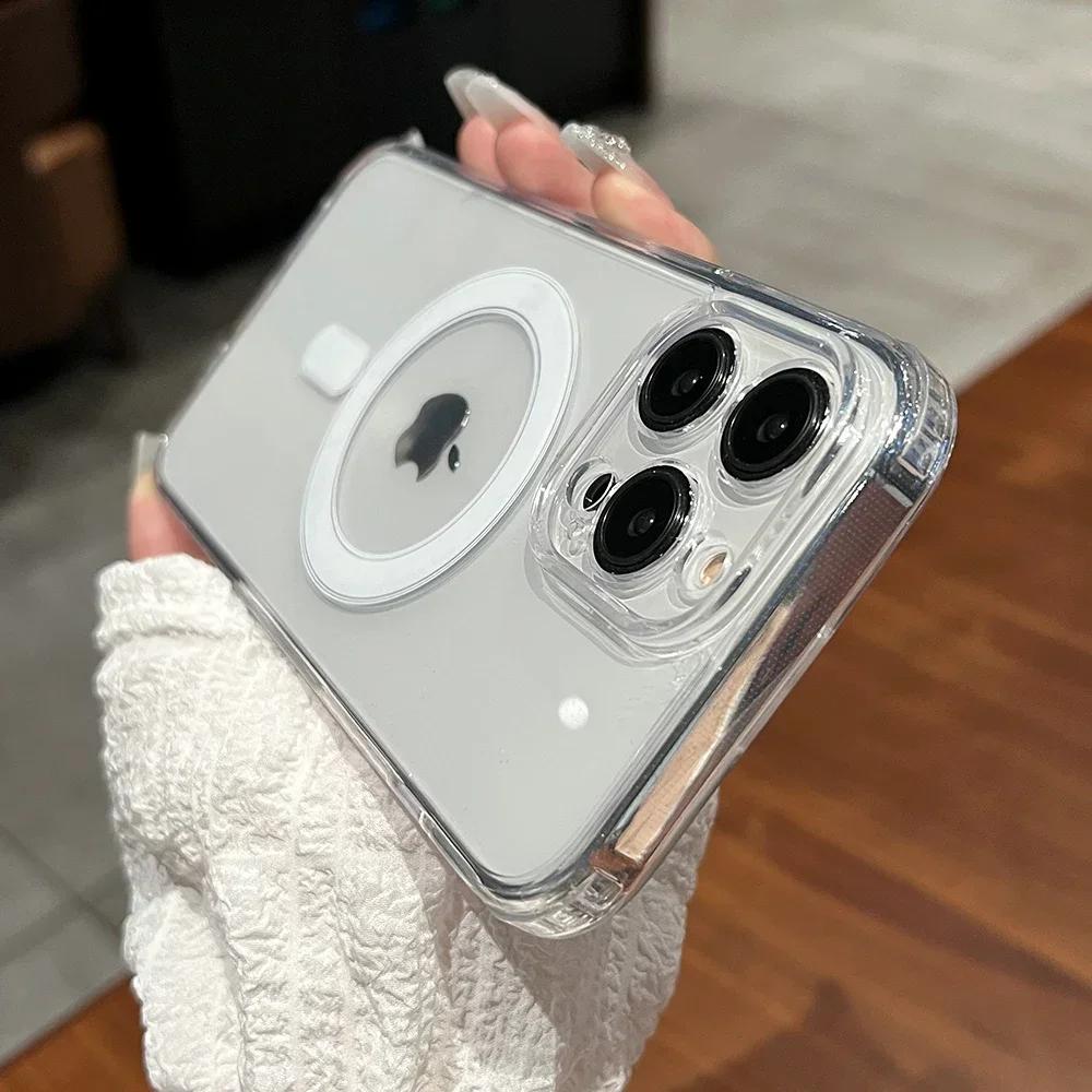 Чехол Magsafe для Apple iPhone 15 14 13 12 11 Pro Max 14 15 Plus 15, ударопрочный, беспроводной, магнитный, акриловый, прозрачный чехол из ТПУ for iPhone11Pro чистый
Чехол Magsafe для Apple iPhone 15 14 13 12 11 Pro Max 14 15 Plus 15, ударопрочный, беспроводной, магнитный, акриловый, прозрачный чехол из ТПУ for iPhone11Pro чистый