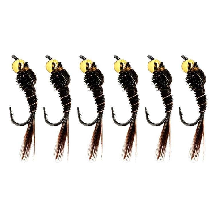 Fly Fishing Lures 6pcs Effective Nymph Fly With Natural Pheasant Tail Pattern To Attract Game Fish 16
Fly Fishing Lures 6pcs Effective Nymph Fly With Natural Pheasant Tail Pattern To Attract Game Fish 16