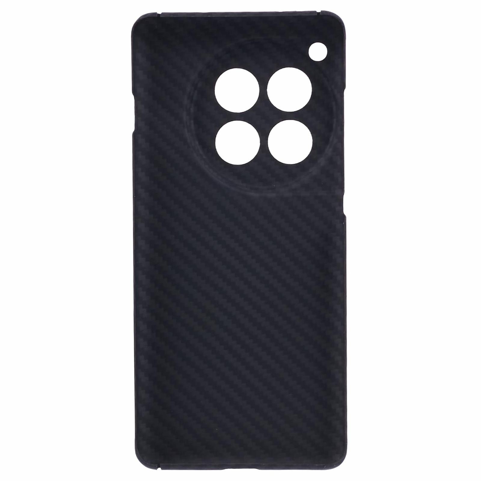 Cell Phone Case for OnePlus 12 5G 1500D Aramid Fiber Back Cover (Precise Lens Hole) Black 
Cell Phone Case for OnePlus 12 5G 1500D Aramid Fiber Back Cover (Precise Lens Hole) Black