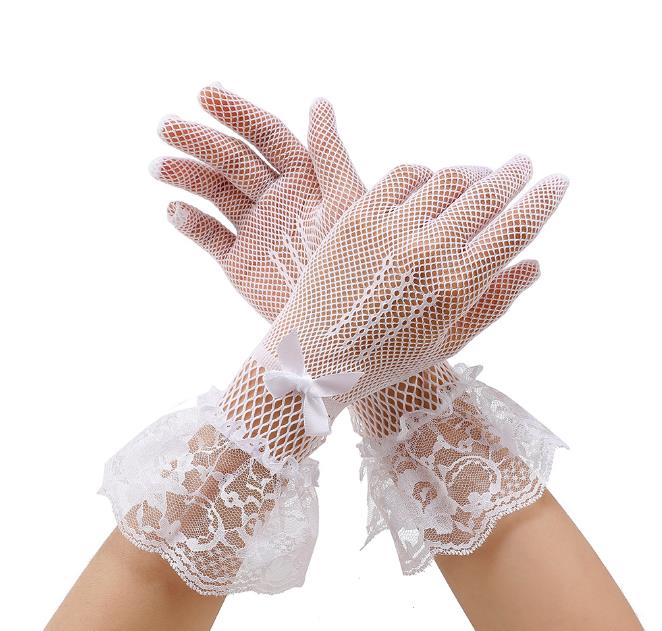 Elegant Sheer Mesh Gloves with Lace Ruffle, Vintage Formal Gloves for Brides & Costume L білий
Elegant Sheer Mesh Gloves with Lace Ruffle, Vintage Formal Gloves for Brides & Costume L білий