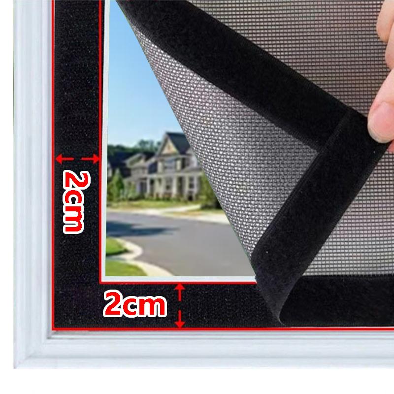Window mosquito net, insect screen, invisible black polyester fiber mosquito and fly net suitable for door and window screens... black - 120x90cm чёрный
Window mosquito net, insect screen, invisible black polyester fiber mosquito and fly net suitable for door and window screens... black - 120x90cm чёрный