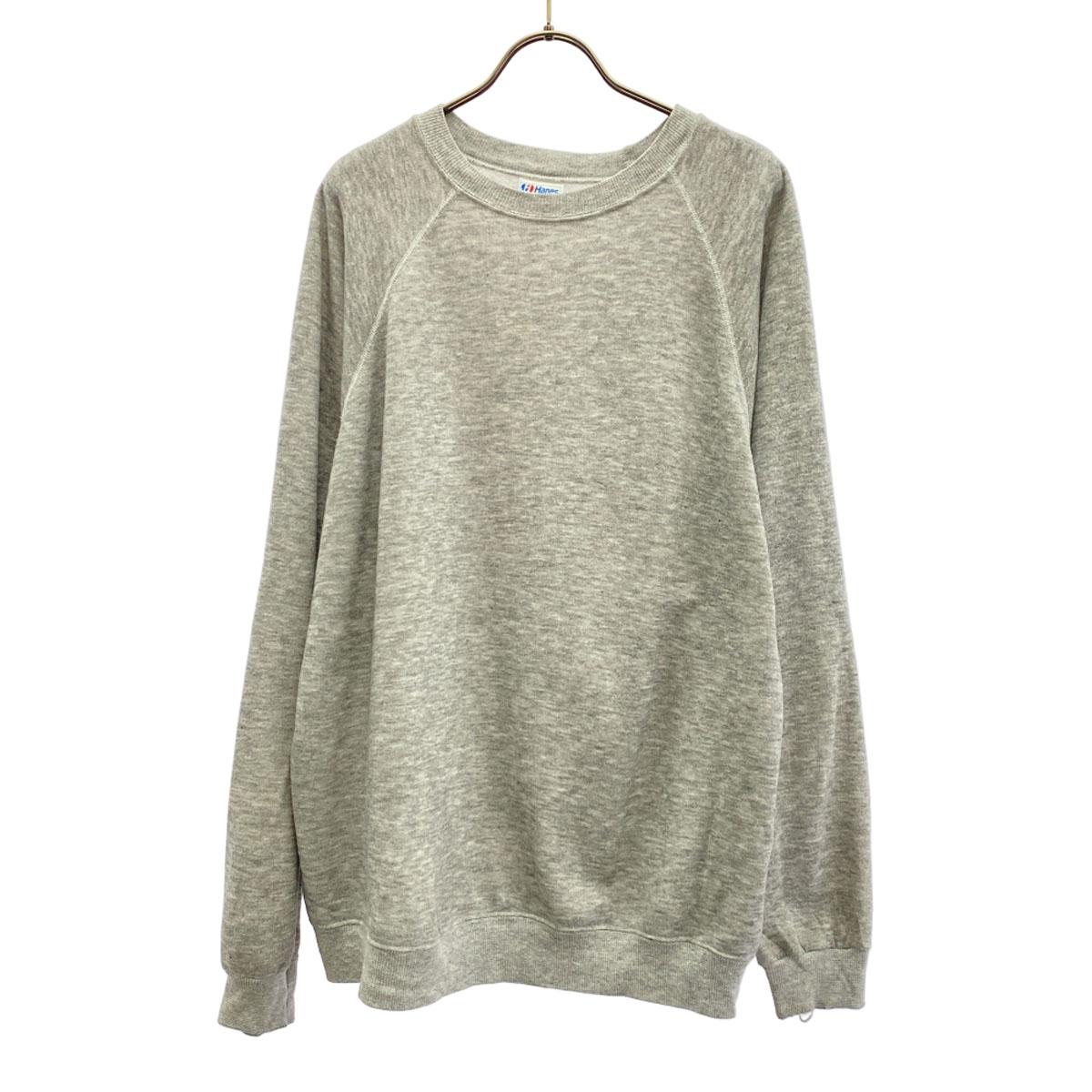 Hanes 80 s Made in USA Vintage Long sleeve sweat L gray trainer Men s Used
Hanes 80 s Made in USA Vintage Long sleeve sweat L gray trainer Men s Used