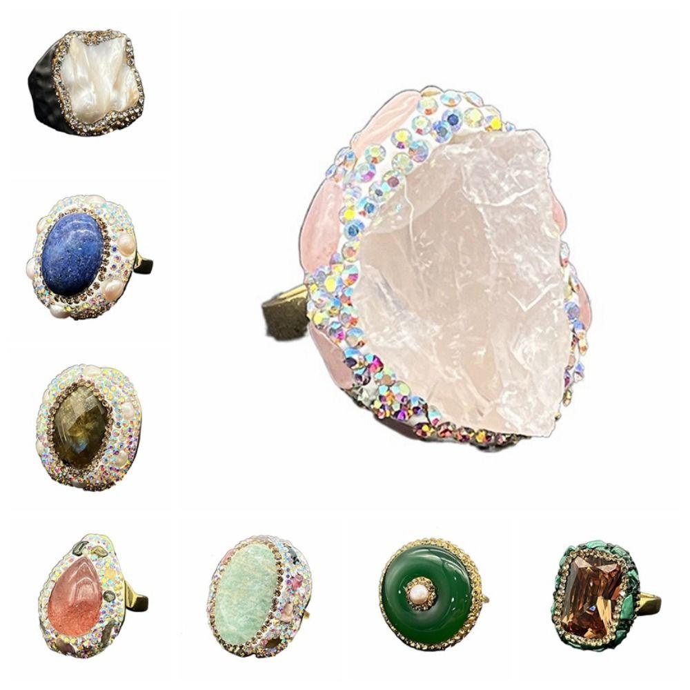 Baroque Crystal Split Ring Vintage Adjustable Finger Rings Exquisite Women s Jewelry Ladies Style 2
Baroque Crystal Split Ring Vintage Adjustable Finger Rings Exquisite Women s Jewelry Ladies Style 2