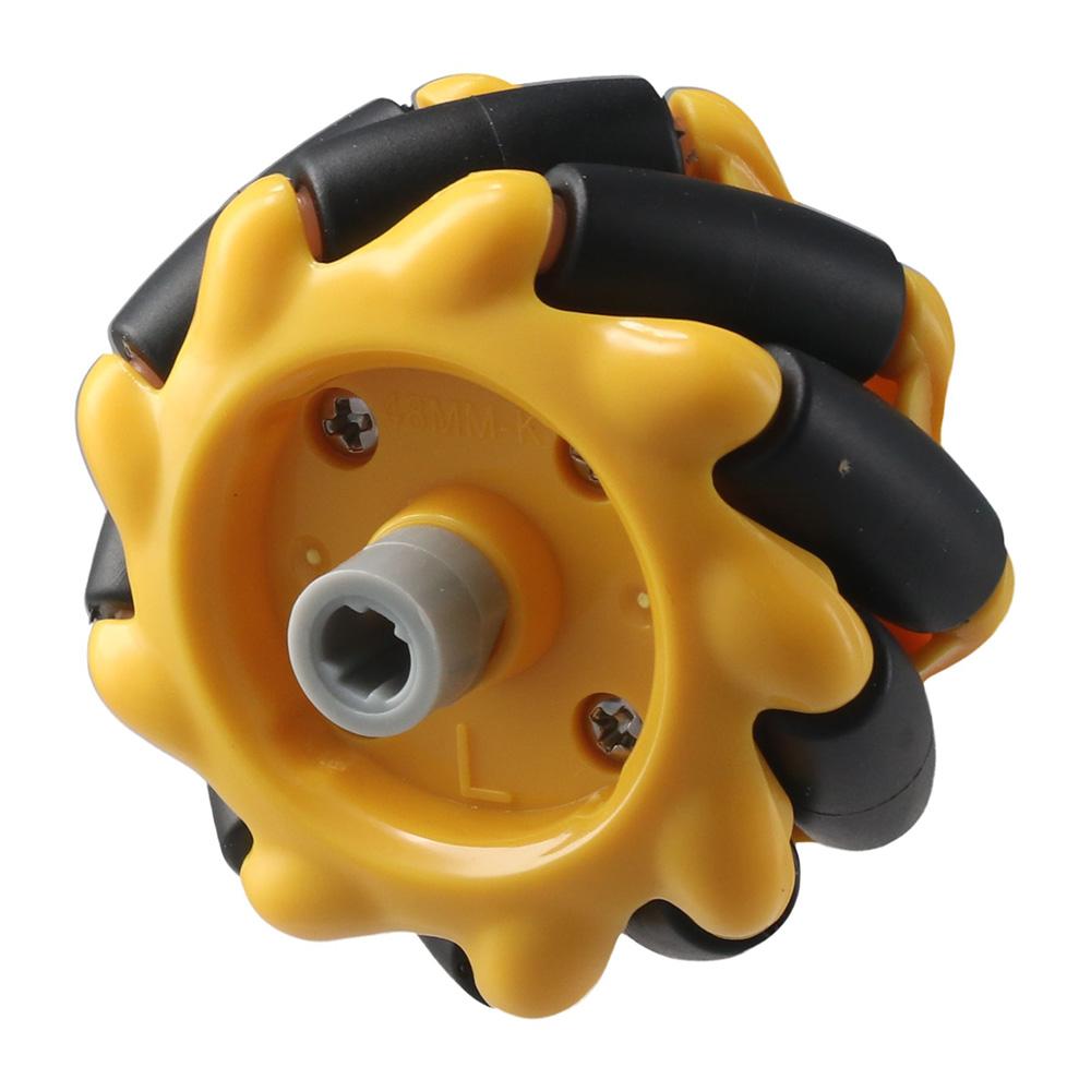 1Pc жовтий Mecanum Wheel пластиковий розумний робот автомобільні запчастини для двигуна TT Arduino DIY автомобіль-робот 1Pc-Right
1Pc жовтий Mecanum Wheel пластиковий розумний робот автомобільні запчастини для двигуна TT Arduino DIY автомобіль-робот 1Pc-Right