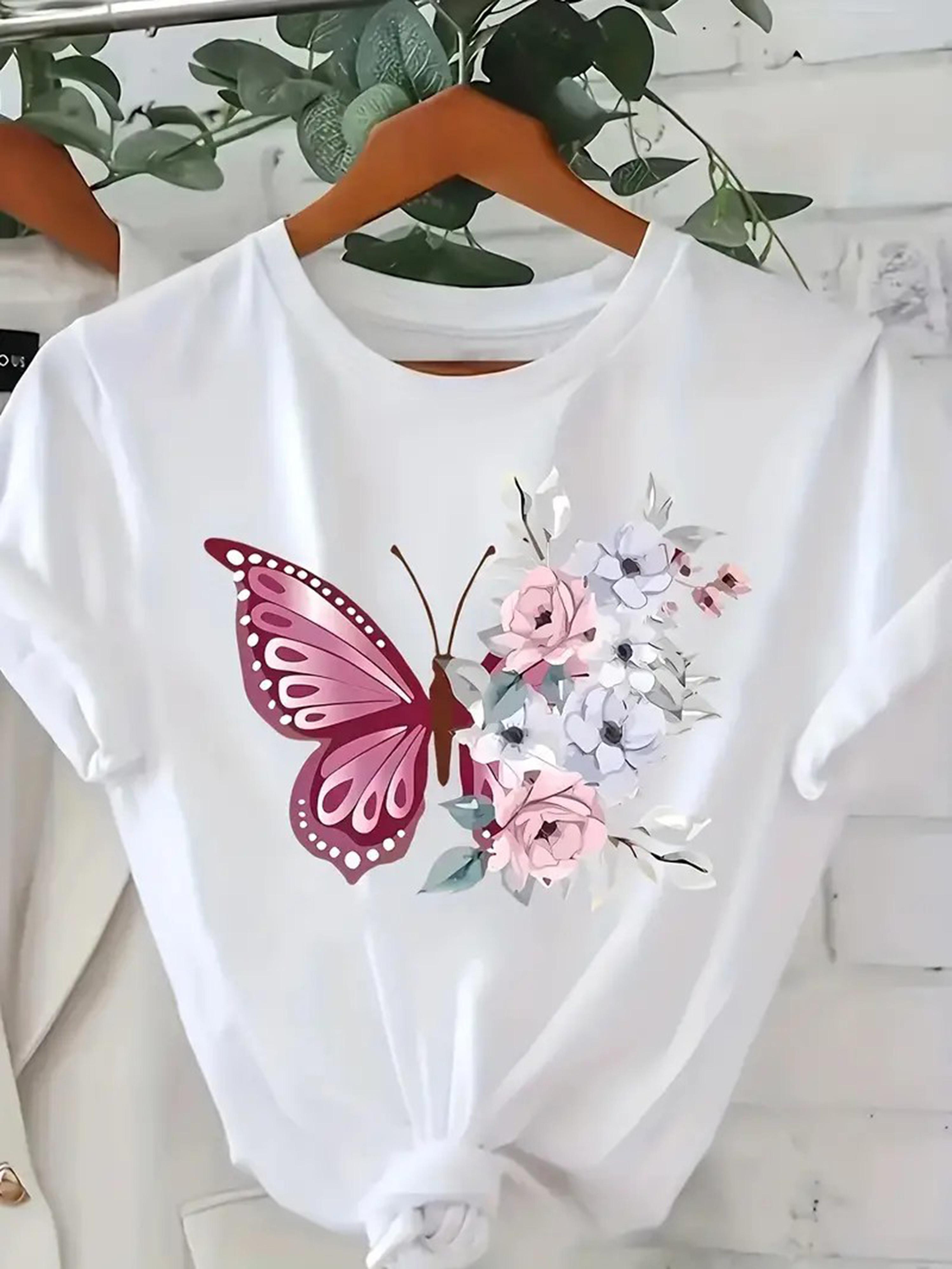 Ladies Tee. Elegant Yet Minimalist Design. Featuring Geometric Butterfly And Floral Patterns. Short-Sleeved Summer Top. 1 Women S Crew Neck T-Shirt I S дубильная кора
Ladies Tee. Elegant Yet Minimalist Design. Featuring Geometric Butterfly And Floral Patterns. Short-Sleeved Summer Top. 1 Women S Crew Neck T-Shirt I S дубильная кора