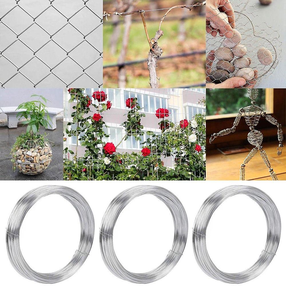 Solid Wire Galvanized Iron Wire Galvanized Hobby Wire Fine Steel Wire Rope Crafts DIY Projects 0.4mmx170m
Solid Wire Galvanized Iron Wire Galvanized Hobby Wire Fine Steel Wire Rope Crafts DIY Projects 0.4mmx170m
