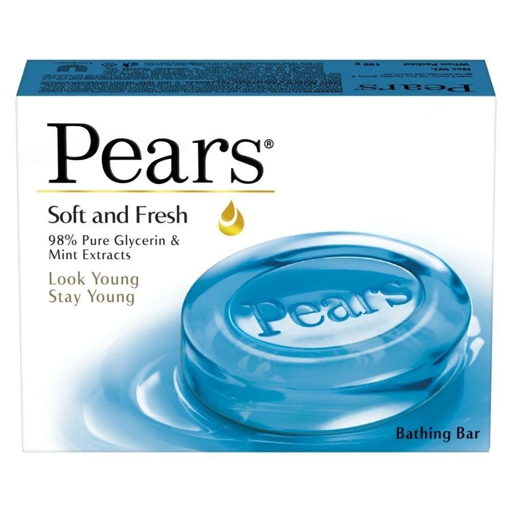 Pears Soap Mint Extract Soft & Fresh Bathing Bar 100g (Pack of 10) Free Delivery
Pears Soap Mint Extract Soft & Fresh Bathing Bar 100g (Pack of 10) Free Delivery