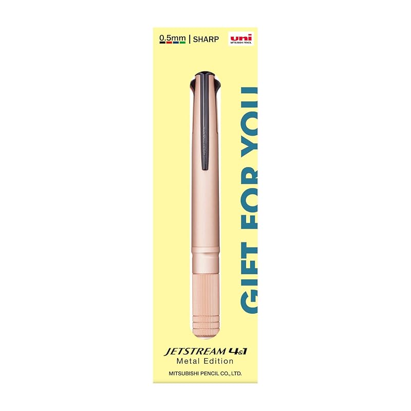 mitsubishi pencil multifunction pen jet stream 4&1 Metal Edition 0.5 limited gift package pink gold MSXE5200A7422
mitsubishi pencil multifunction pen jet stream 4&1 Metal Edition 0.5 limited gift package pink gold MSXE5200A7422