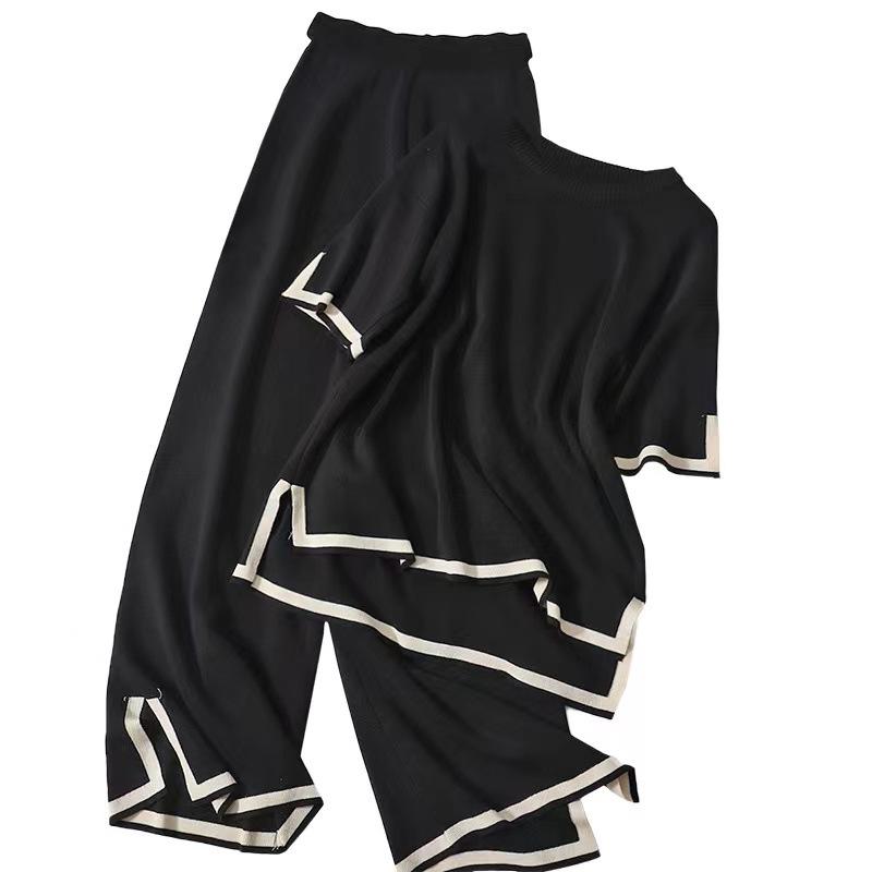 Casual Women Knitted Two Piece Set Fashion Spring Hooded Sweatshirt and Wide Leg Pants Tracksuit Elegant Solid Female Suits XL чорний
Casual Women Knitted Two Piece Set Fashion Spring Hooded Sweatshirt and Wide Leg Pants Tracksuit Elegant Solid Female Suits XL чорний